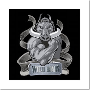 Wild boars Posters and Art